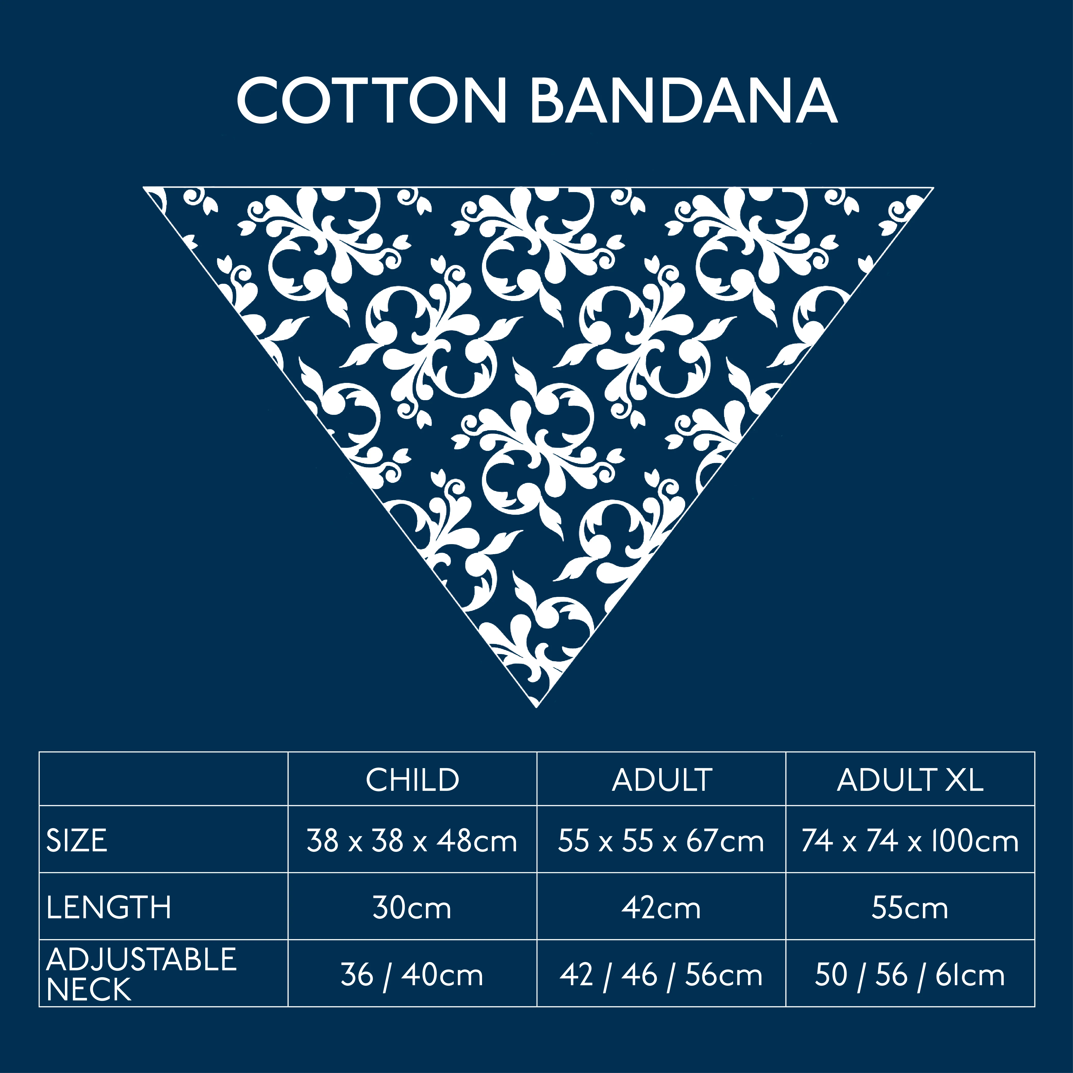 Cotton Bandana - Adult - Image 22